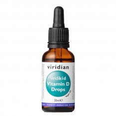 Viridian Viridikid Vitamin D kapky 400 IU 30 ml