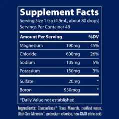 Trace Minerals 40,000 Volts, Koncentrát elektrolytů 237 ml