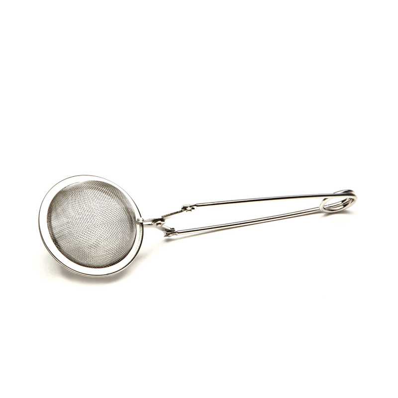 Alveus čajový filter, nerezové sitko okrúhle 6,5 cm priemer, kliešte