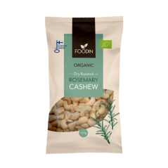 Foodin pražené kešu oříšky s rozmarýnem vegan bio 120 g