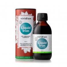Viridian Liquid Iron organic, tekuté železo bio 200ml