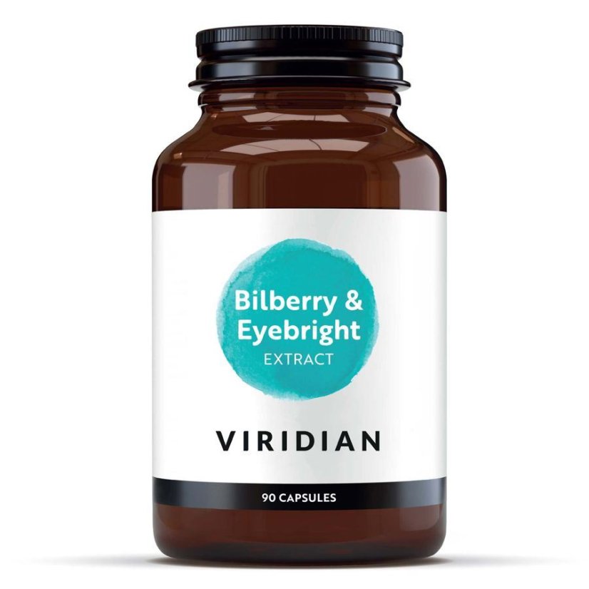 Viridian Bilberry and Eyebright Čučoriedka a Svetlík lekársky 90 kapsúl