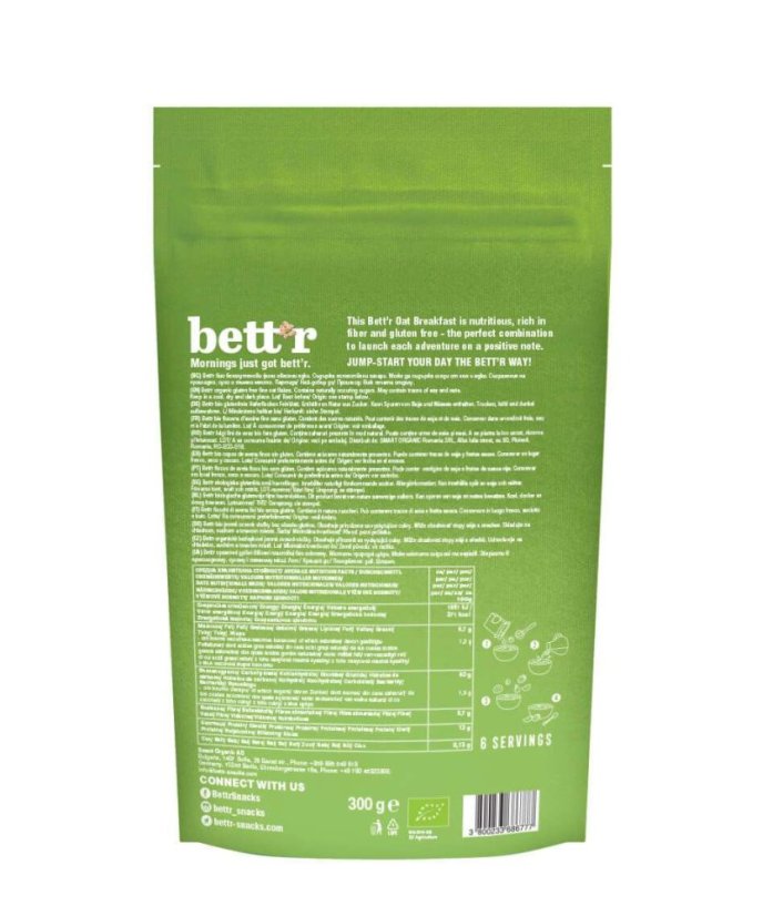 Bett'r Pražené solené pistácie Bio 150 g min.trv.11/2025