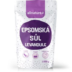 Allnature Epsomská soľ s levanduľou