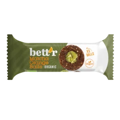 Bett'r Bio kuličky Matcha & Pomeranč 3×15 g