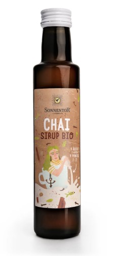 Sonnentor Bio Chai sirup indický bylinný nápojový koncentrát 250 ml