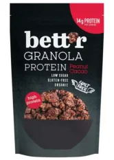 Bett´r bio proteinová arašídová granola s kakaem 300 g