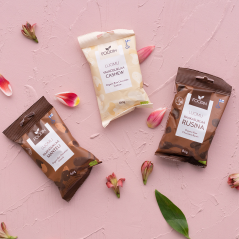 Foodin Raw mandle v čokoládě, vegan bio s kokosovým cukrem 60 g