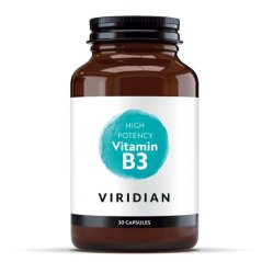 Viridian High Potency Vitamín B3 250 mg 30 kapslí