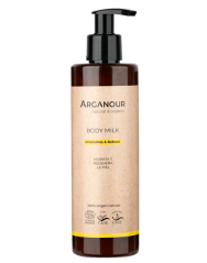 Arganour Hydratační přírodní tělové mléko s vanilkovou vůní 250 ml