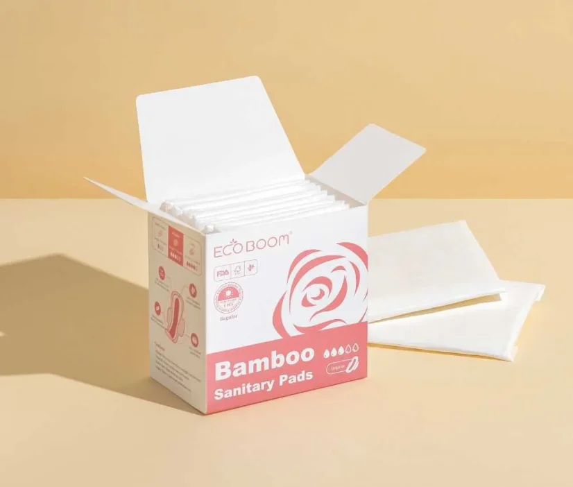 Ecoboom Bambusové hygienické vložky regular 8 ks