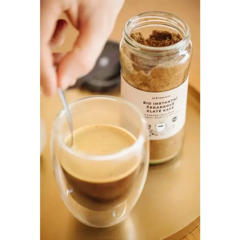 Kvetomluva Bio instantné čakankové bourbon vanilka kafé 115 g