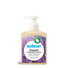 Sodasan tekuté mydlo na ruky Levanduľa a Oliva
