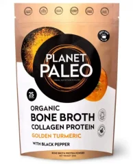 Planet Paleo Bio sušený hovězí vývar s kurkumou Golden Turmeric Collagen Protein
