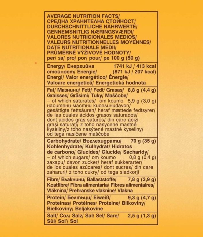 Bett´r Bio ovesné solené tyčinky Kurkuma 50 g