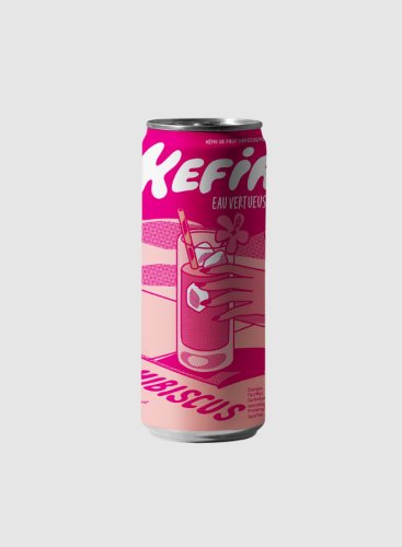 Kefir Eau Vertueuse Bio vodní kefír Ibišek a černý rybíz 250 ml