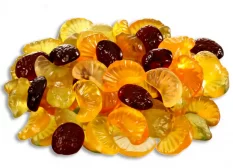 Oekovital Bio ovocné želé cukríky v tvare ovocia Exotický mix 80 g
