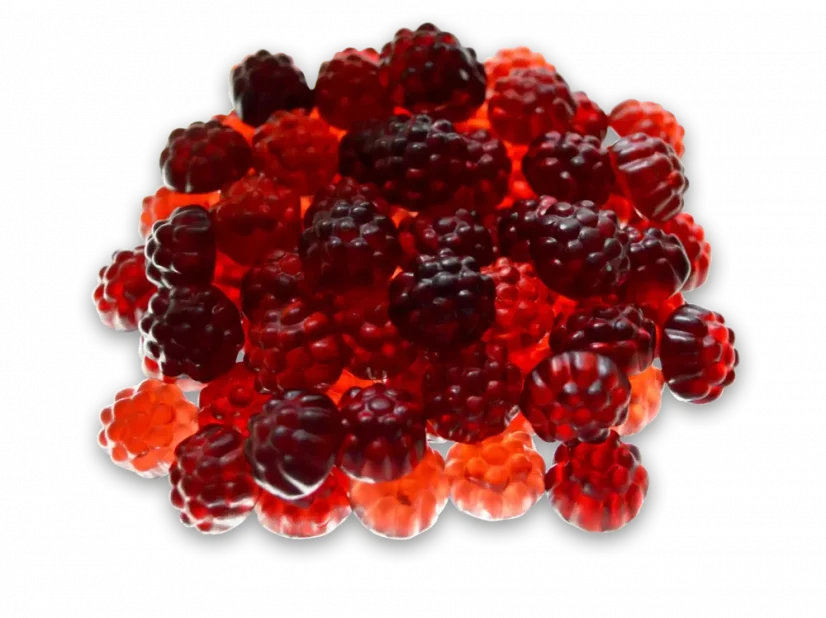 Oekovital Bio vegan ovocné pektinové bonbony ve tvaru bobulí 80 g