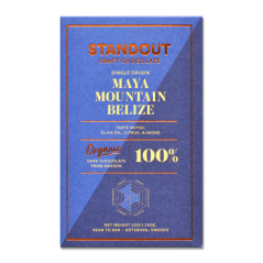 Standout Chocolate Belize Maya Mountain 100 % – BIO horká čokoláda 50 g