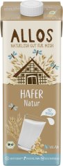 Allos Hafer Natur Drink Ovesný nápoj BIO 1L min.trv. 01/2026