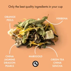 Alveus Bio prémiová směs zeleného čaje a ovoce Mellow Mandarine 100 g