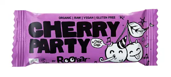 Roo´bar bio třešňová tyčinka Cherry Party 30 g