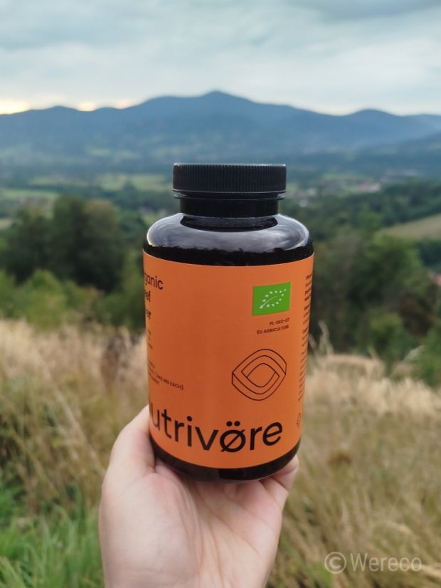 Nutrivore Orgánová výživa pro podporu imunity a jater“  bio 90 kapslí