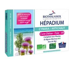 Biothalassol Hepadium Cynara pre podporu pečene 20 ampuliek