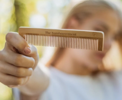 Bamboovement bambusový hrebeň na vlasy