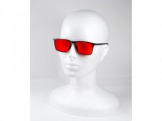UV-Tech SLEEP-3R štýlové okuliare proti modrému a zelenému svetlu - červené