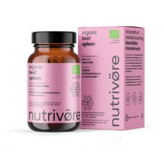 Nutrivore Orgánová výživa slezina bio 90 kapslí