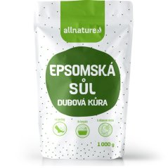 Allnature Epsomská sůl s dubovou kůrou 1 kg