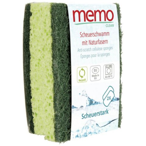 Memo eko houbička na nádobí 2 ks