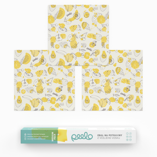 Peelo voskované obrúsky Mediumpack