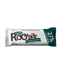 Roo'bar Bio vysokoproteinová tyčinka se spirulinou a citrónem 40 g
