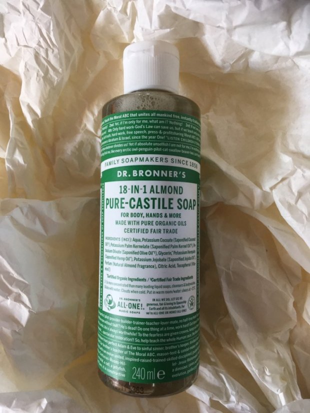 Dr. Bronners tekuté univerzálne mydlo ALL-ONE! Mandľa - objem: 60 ml