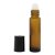 Lahvička skleněná roll-on, hnědá 10 ml
