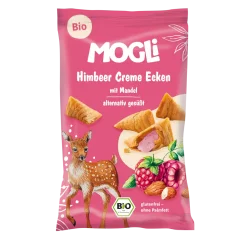 Mogli Bio Plněné malinové taštičky 30 g