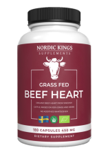 Nordic Kings BIO evropské hovězí srdce v grass-fed kvalitě v kapslích 180 kapslí