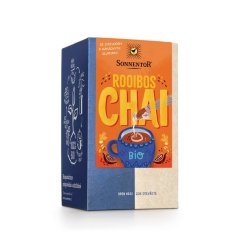 Sonnentor Chai rooibos korenená zmes s rooibosom bio porciovaný dvojkomorový 32,4 g