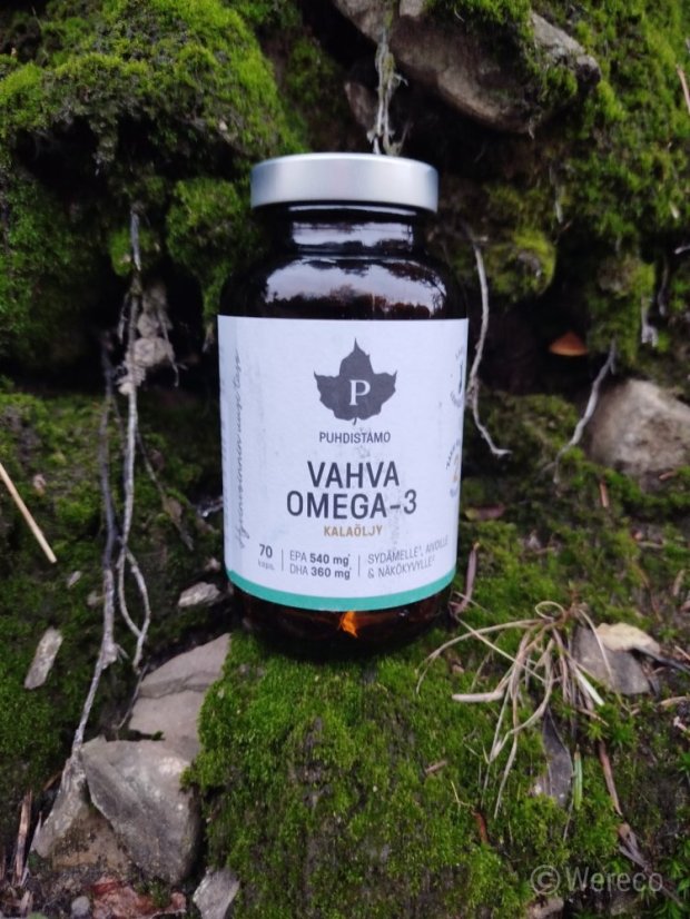 Puhdistamo Strong Omega 3 70 kapsúl (540mg EPA, 360mg DHA)
