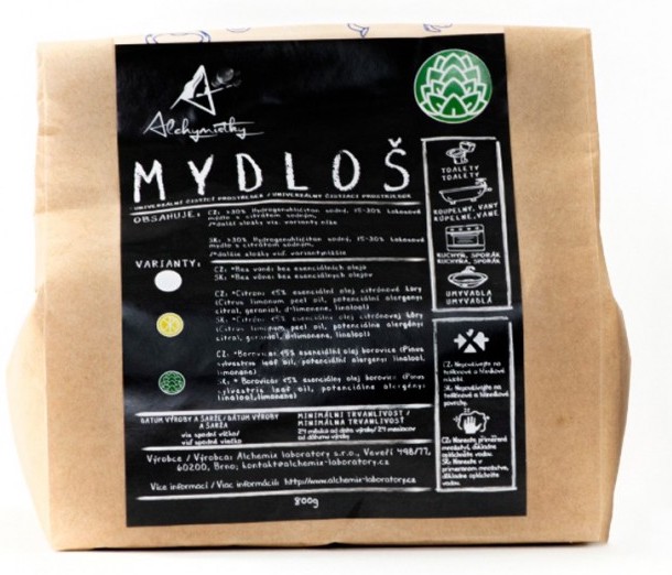 Alchymistky Mydloš univerzální čistící prostředek náhradní náplň borovice
