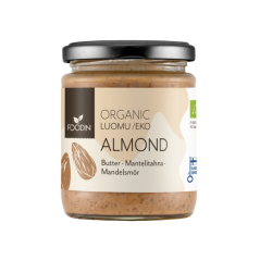 Foodin Raw Mandľové maslo, bio 250 g