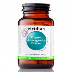 Viridian Bio Ashwagandha Extract (Indický ženšen) 60 kapslí