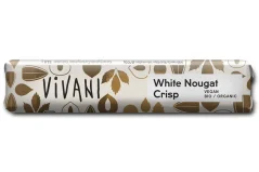 Vivani čokoládová tyčinka s bílým nugátem s křupinkami bio 35 g