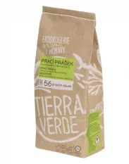 Tierra Verde Prací prášek z mýdlových ořechů na bílé prádlo a látkové pleny