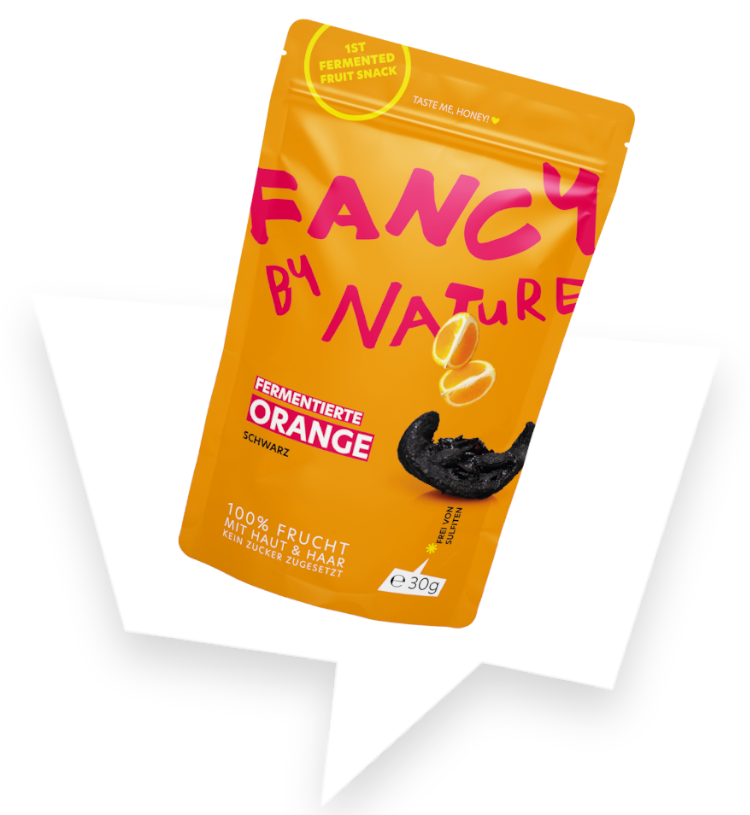 Fancy By Nature fermentovaný bio pomeranč s medem 30 g – ORANGE PUR