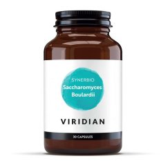 Viridian Synerbio Saccharomyces Boulardii, unikátny komplex probiotík a prebiotík 30 kapsúl