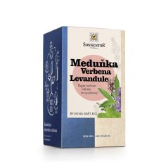 Sonnentor Meduňka Verbena Levandule Bio 18 nálevových sáčků