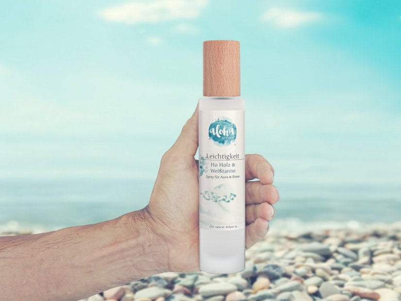 Aloha senses telový sprej Ľahkosť, Drevo Ho a Jedľa - objem: vzorka